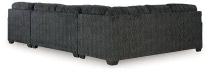 Hollyview - 3-Piece Sectional With Raf Corner Chaise - Shadow