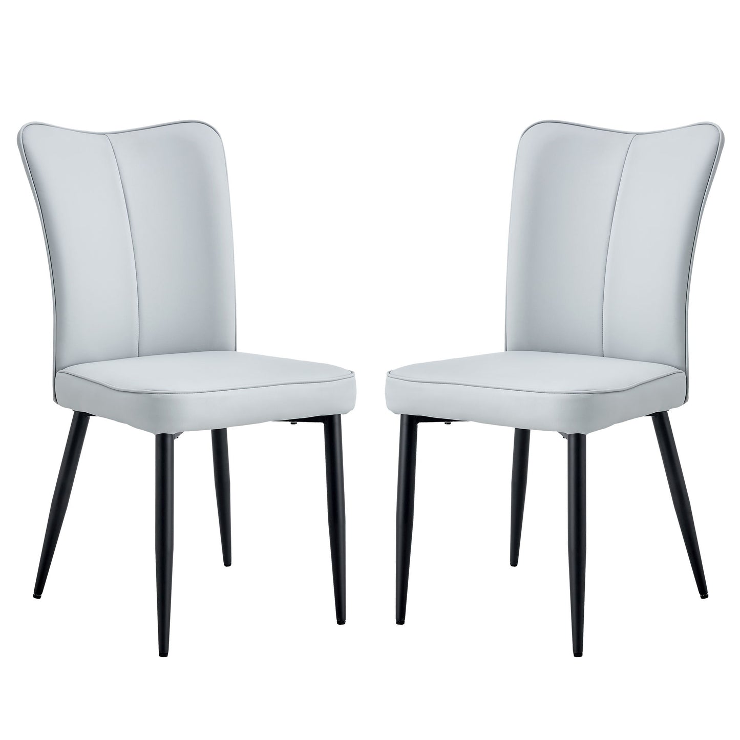 Modern Minimalist Dining Chairs (Set of 2)