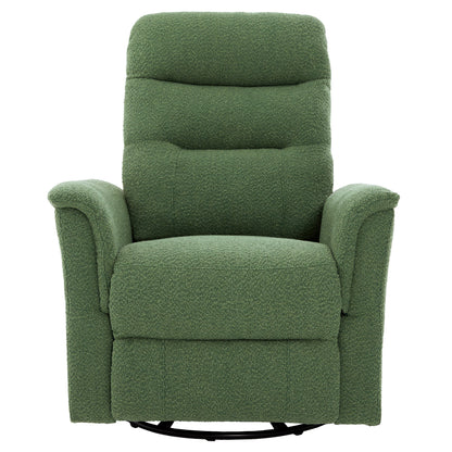 Manual Recliner Chair With 8 Point Massage And Swivel Function