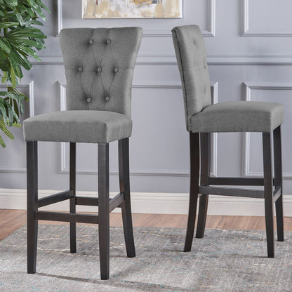 Elegant Barstool Set With Plush Cushioning