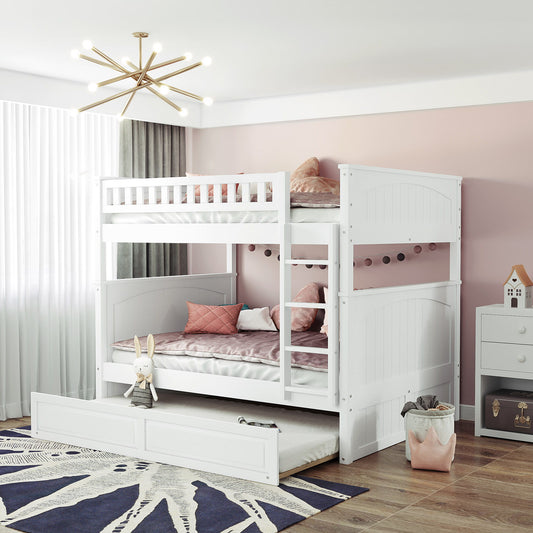 Bunk Bed With Twin Size Trundle, Guardrails