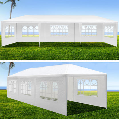 10X20' Outdoor Garden Gazebo Wedding Party Tent Canopy Marquee With Removable Sidewalls