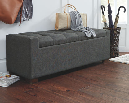 Cortwell - Storage Bench - Gray