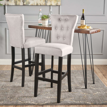 Elegant Barstool Set With Plush Cushioning