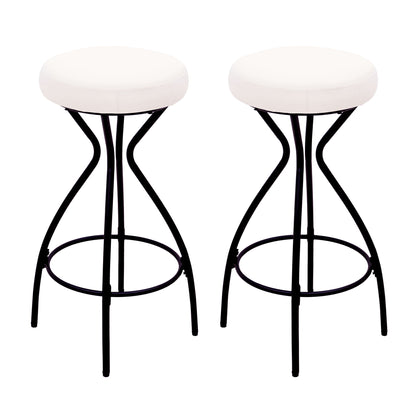 Modern Backless Bar Stools For Kitchen Island (Set of 2)