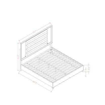 Star - Bed With LED Modern Design