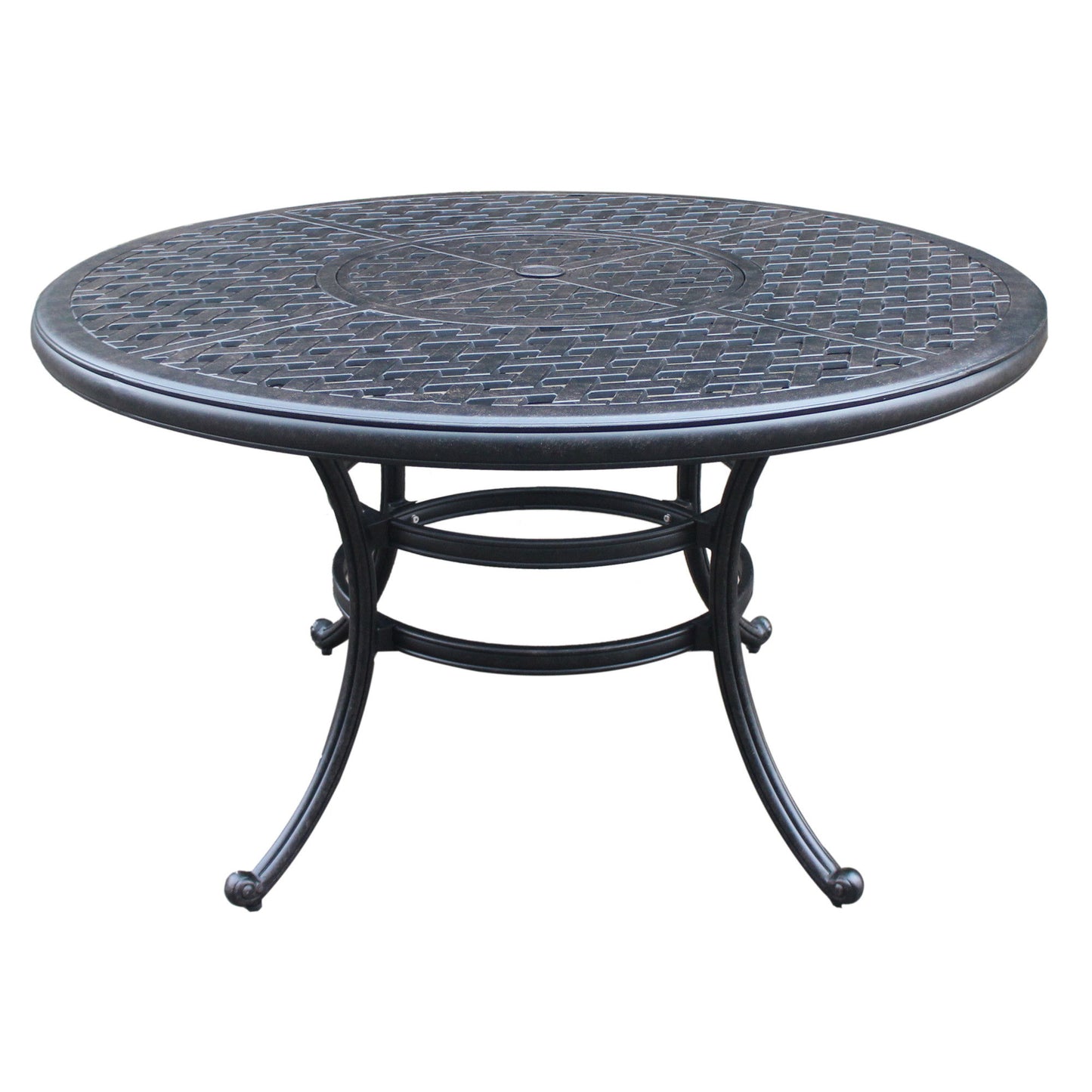 Round Dining Table - Dark Lava Bronze
