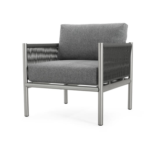 Hargrove - Club Chair - Silver / Gray