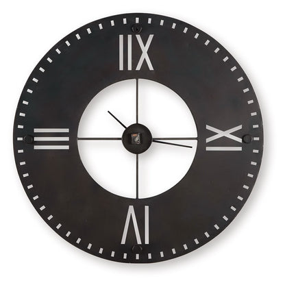 Lytle - Wall Clock - Antique Brown