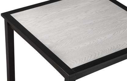 Salvador - 5 Piece Counter Height Set - Charcoal / White