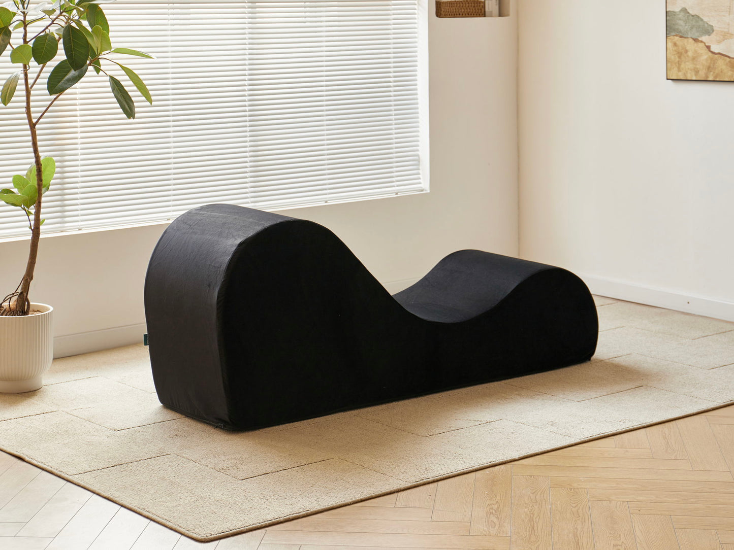 Solace - Chaise Lounge Chair Relaxation, Ergonomic Design With Soft Yet Firm High Density Foam Core