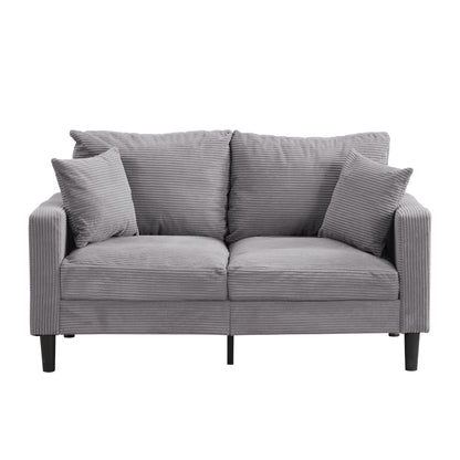 Modern Upholstered Loveseat Sofa, High Resilience
