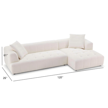 Kaynes - Elegant Upholstery Corner Sofa