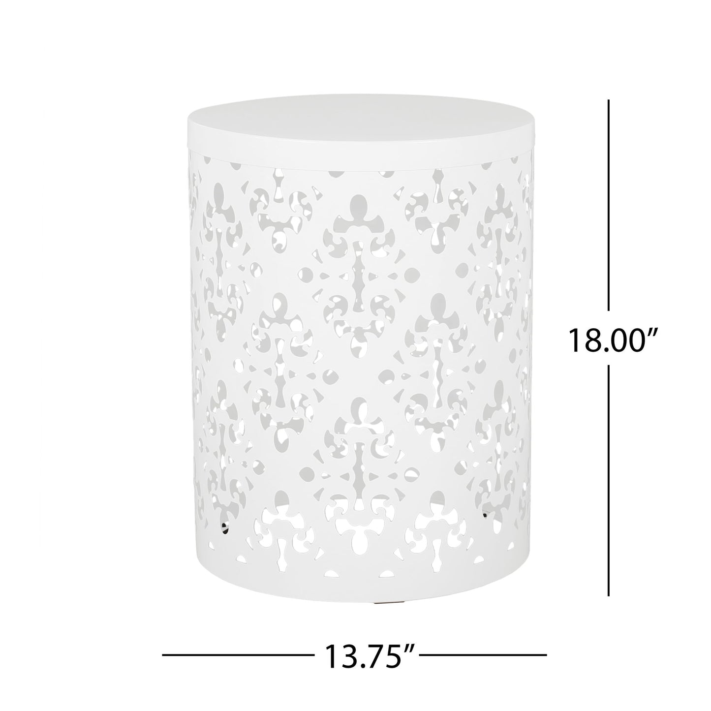 Outdoor Metal Modern Design End Table