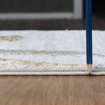 Nova - 7'10" X 9'10" Area Rug - Multi / White