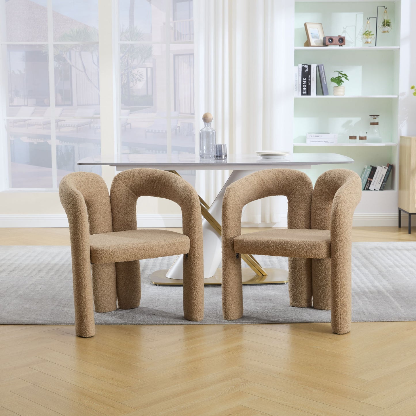 Coolmore Contemporary Designed Accent / Dining Chair With Armrests