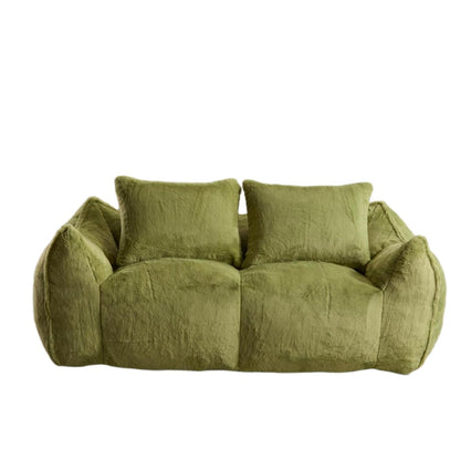 Giant Bean Bag Couch, Ultra Soft Fluffy Loveseat For Living Room