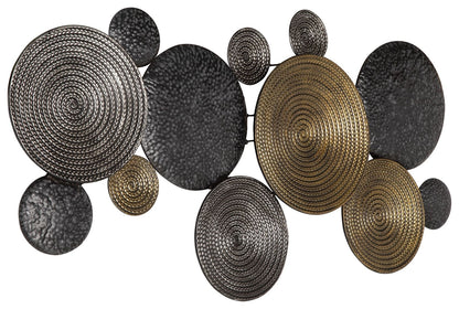 Emsley - Wall Decor - Metallic / Black / Gray
