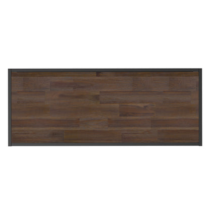 Erina - Desk - Distressed Charcoal Brown