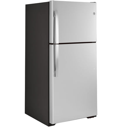 GE 21.9 Cubic Foot Top Mount Refrigerator - Stainless Steel