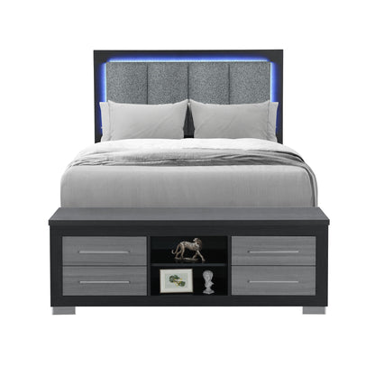 Emilia - Bed With Storage And LED Lighting