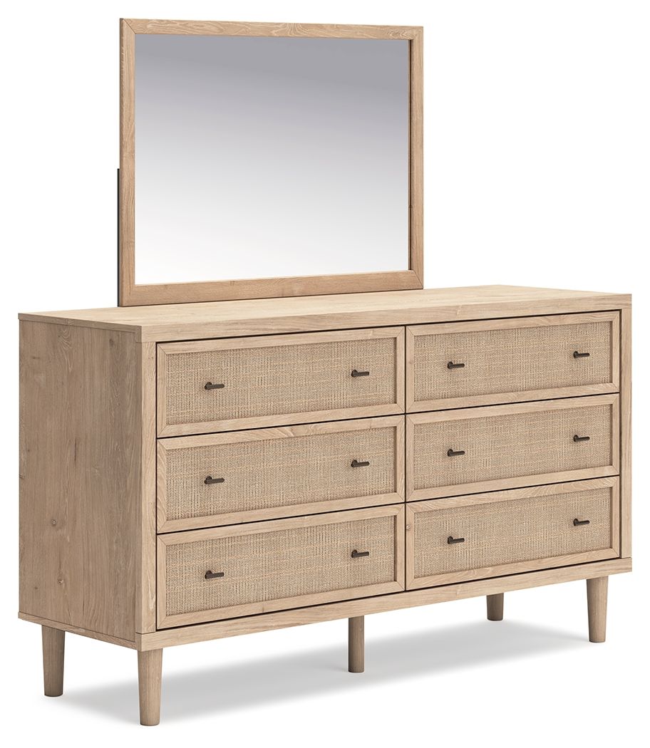 Cielden - Dresser And Mirror - Two-Tone