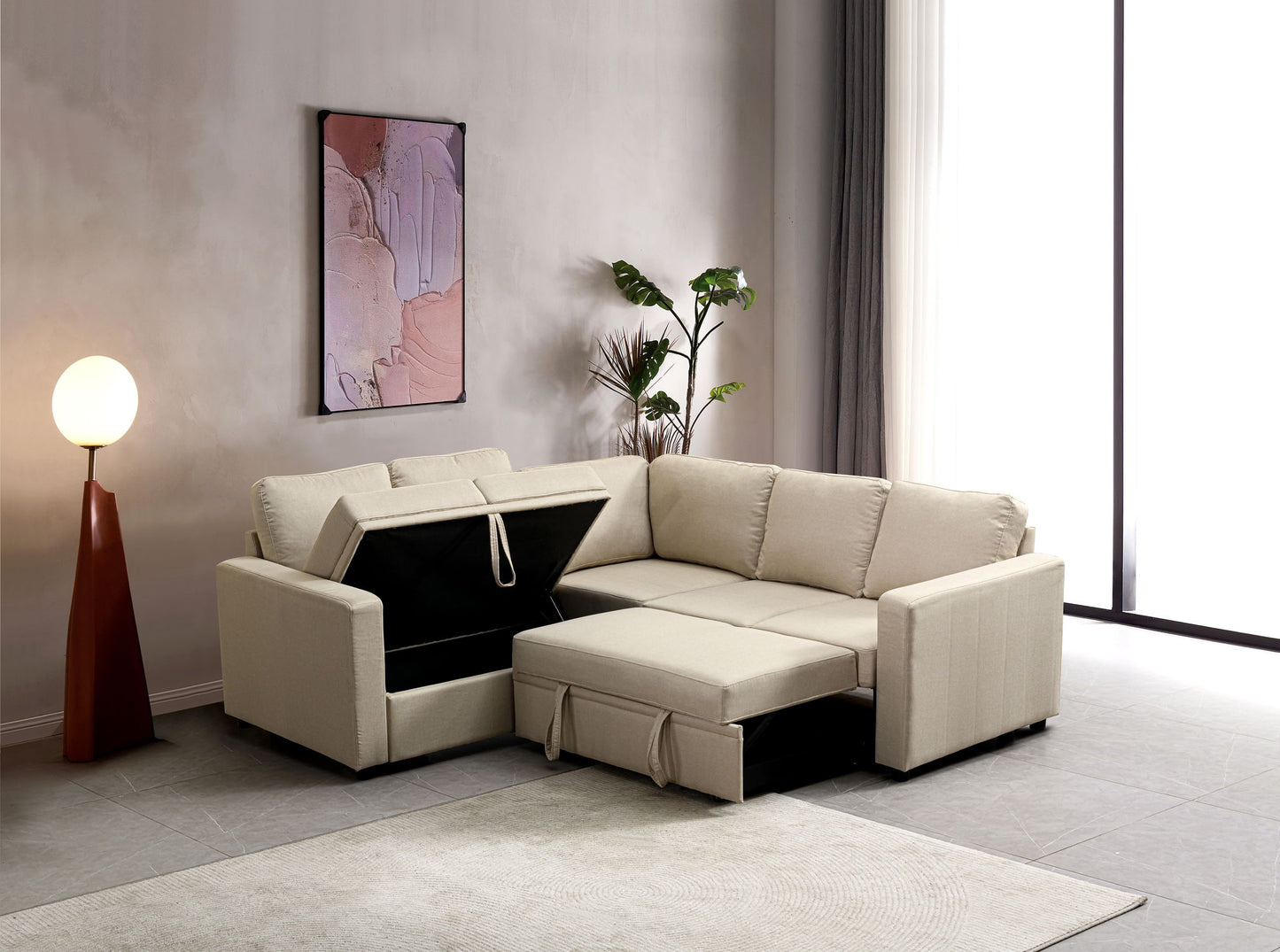 Comfort Design Sectional Sofa Bed