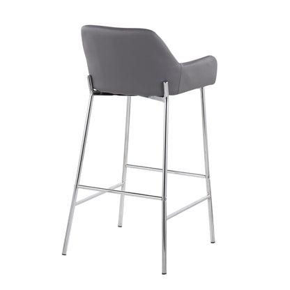 Daniella - Contemporary Fixed Height Barstool (Set of 2)