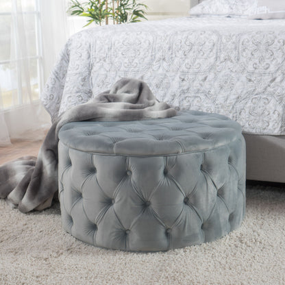 Modern Glam Ottoman Velvet