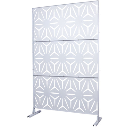 Outdoor & Indoor Metal Privacy Screen, Freestanding Decorative Panels