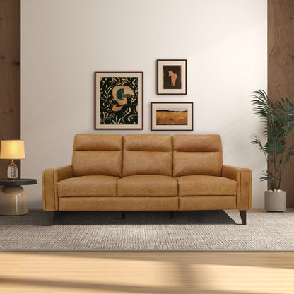 Elliot - Incliner Sofa Left - Waxy Tan
