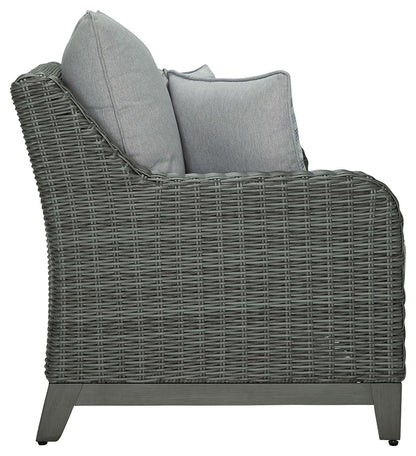 Elite Park - Loveseat w/Cushion - Gray
