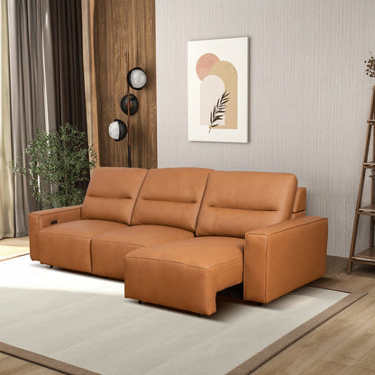 Grant - Triple Power Convertible Sofa - Cognac