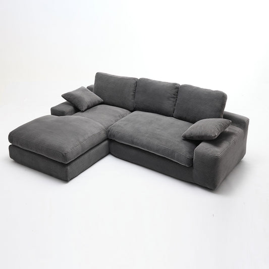 Modern Minimalist Modular Sectional Sofa Set, Upholstered Sleeper Couch