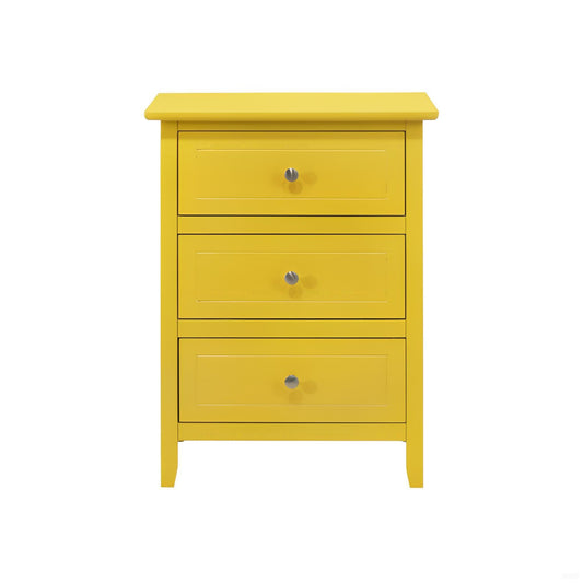 Dove Tailed Drawers 3 Drawer Nightstand