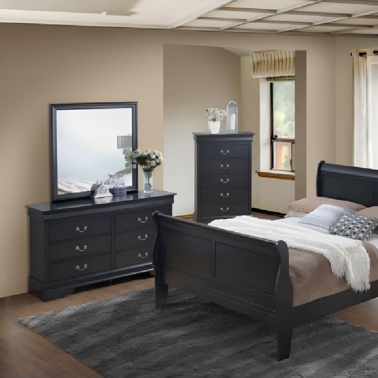 Elegant Dresser - Black