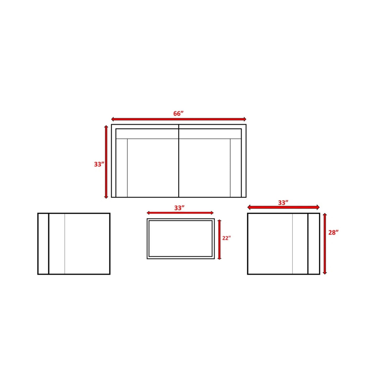 Stylish Modular Wicker Patio Seating Group