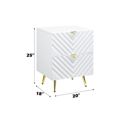 Gaines - High Gloss Nightstand