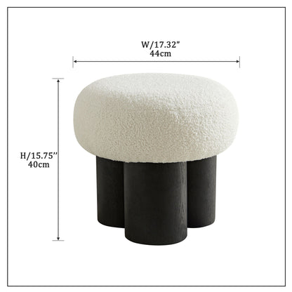 Versatile Mushroom Stool With Cushion